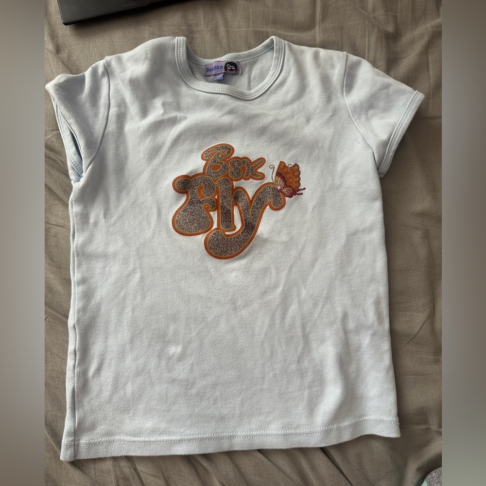 Bershka Graphic Baby Tee